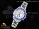 YachtMaster II 116689 SS KF 1:1 Best Edition Blue Ceramic Bezel White Dial on SS Bracelet A7750